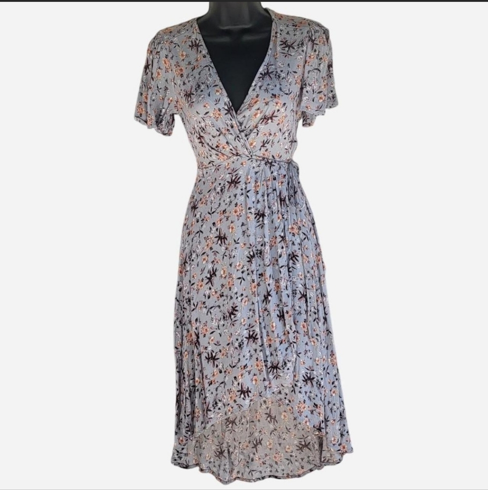 Floral Wrap Dress